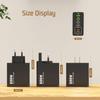 200W Multi-Port Charger - 3 USB & 3 PD Ports, Six-in-One Fast Charging for Phones (5V 2.4A), EU/US/UK Compatible