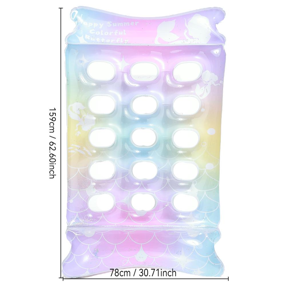 New Style Daisy Stripe Inflatable Pool Float Lounger