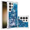 Bling Glitter Liquid Quicksand Phone Case For Samsung Galaxy S25 Edge S24 S23 S22 Ultra S21 Plus S20 FE 5G Anti Fall Clear Cover
