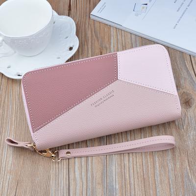 Fashion Women Phone Bags Artificial Leather Purse Vintage Ladies Handbags Double Zipper Wallet Card Holder