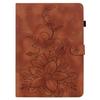 Für OnePlus Pad Lite/Oppo Pad SE Hülle Lilienblumen-Prägung Kartenfächer Leder Tablet-Hülle
