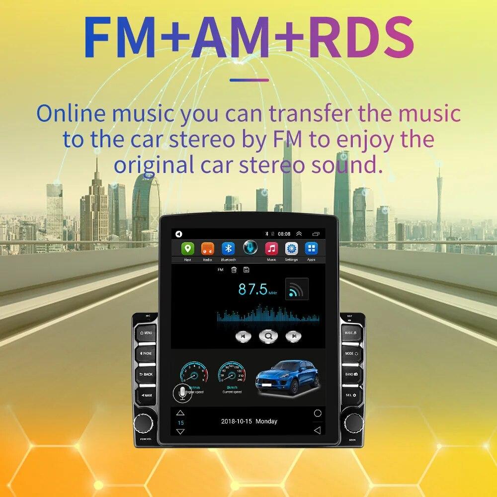 Android Carplay Car Radio GPS Multimedia Video Player for Tesla Type 2DIN Universal 9.7 Inch Car Audio Stereo 2 Din