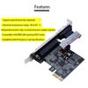 PCI E Sata Card Controller PCIE Expansion card Riser card dapter Converter PCIe express to parallel serial port card Extender PCIe Converter AX99100