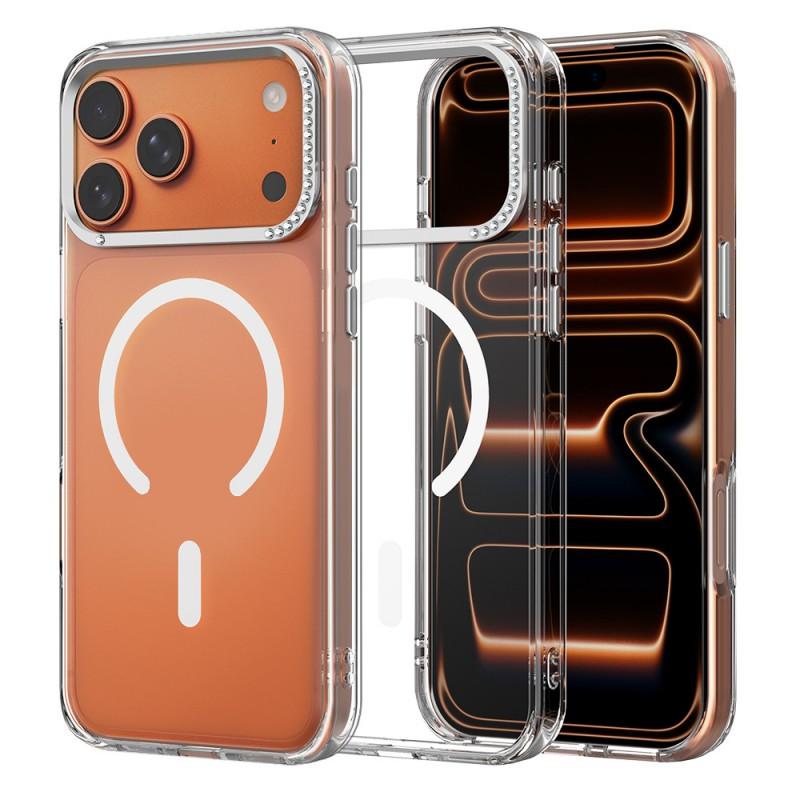 Transparent Magnetic Phone Case IPhone 17 Pro Max 16 15 With Metal Camera Ring TPU Hard Shell iPhone 17 Pro Max