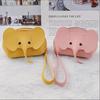Pu Leather Elephant Money Bag Women Coin Purse With Key Ring Multifunctional Zipper Storage Bags Key Case