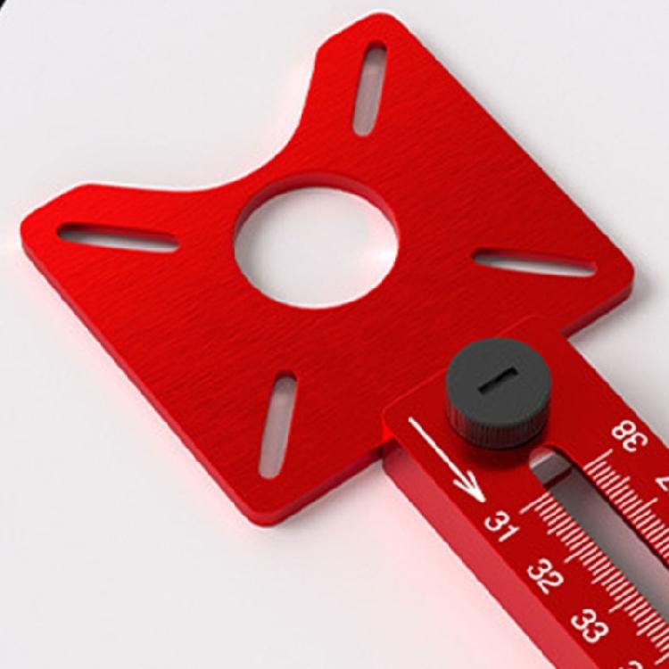 Router Milling Grooves Bracket Aluminum Router Circles Cutting Multifunctional Cabinet Hardware Router Guide Tool