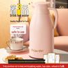 Insulated Water Bottle - Large Capacity Student Dorm Thermos Flask with Silver-Plated Glass Liner