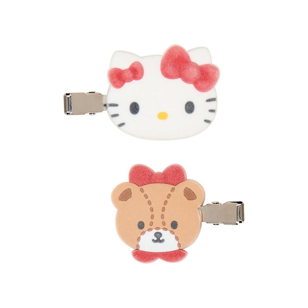 Sanrio Hello Kitty Bangs Set of Right and Left Ages 3 and 151220 Clips, Facing, Up,