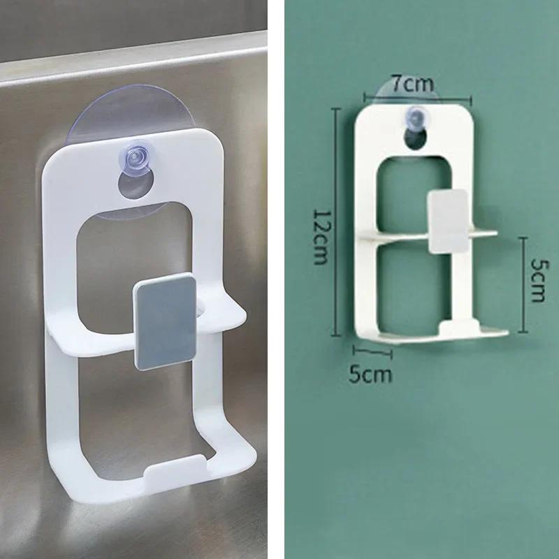 Non-slip Sink Accessories Sponges Holder 304 Stainless Steel/Plastic Drain Drying Rack Storage Organizer Multi Purpose 1PCS