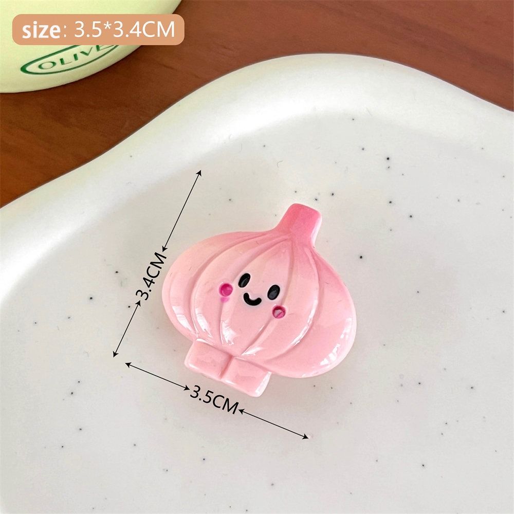 

Заколка для волос из смолы с луком и чесноком, аксессуары для волос для девочек, заколки для волос, новый головной убор 4