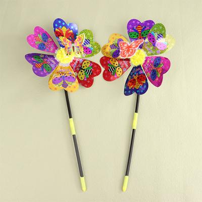 Colorful Windmill Animal Pinwheel 3D Wind Spinner Home Garden Yard Decor Kid Toy