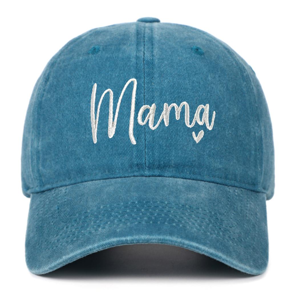 Classic Mama Embroidered Baseball Cap With Adjustable Fit For Casual Wear