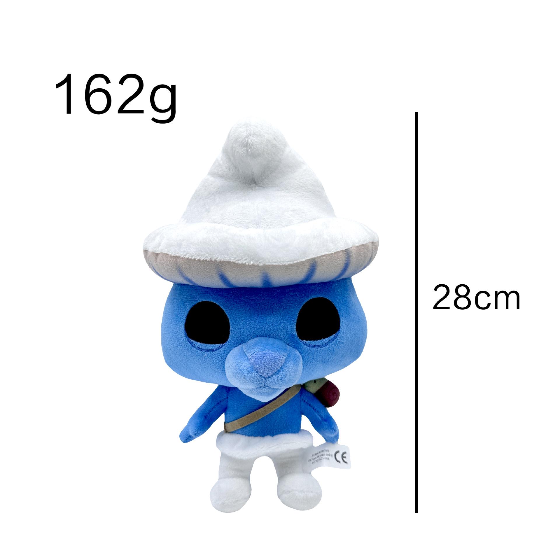 Smurf Cat: Funny Blue Elf Plush Doll As Shown