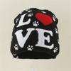 2000s Knit Brimless With Letter Heart Jacquard Design Soft Acrylic Winter Pullover Hat For Unisex Adults Teens Daily Wear