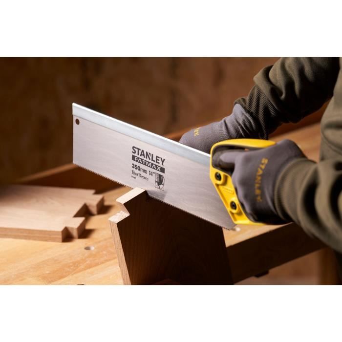 Scie À Dos - STANLEY FATMAX - 2-17-202 - 350 mm - 13 Dents/Pouce