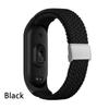 Nylon Braided Strap For Mi Band 7 6 5 Stainless Steel Buckle Elastic Adjustable Bracelet Band for Xiaomi Miband 4 3 5 6