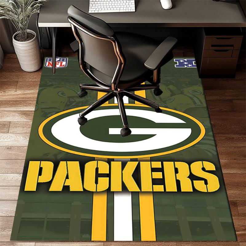 Green Bay Packers Pride Rug Game Carpet, Floor Mat for Bedroom Living Room Entryway Rug, Home Decor Idea Gift for Christmas birthday