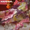 1PC Modern Fashionable Retro Peony Printed Transparent Sheer Window Curtain for Living Room Bedroom Home Decor NAPEARL