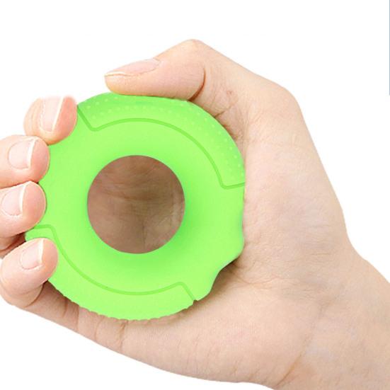 Håndgrep Styrketrener Ring Anti-skli Bærbar Finger Håndledd Trening Silikon Grip Strengthener Ring Innendørs treningsutstyr