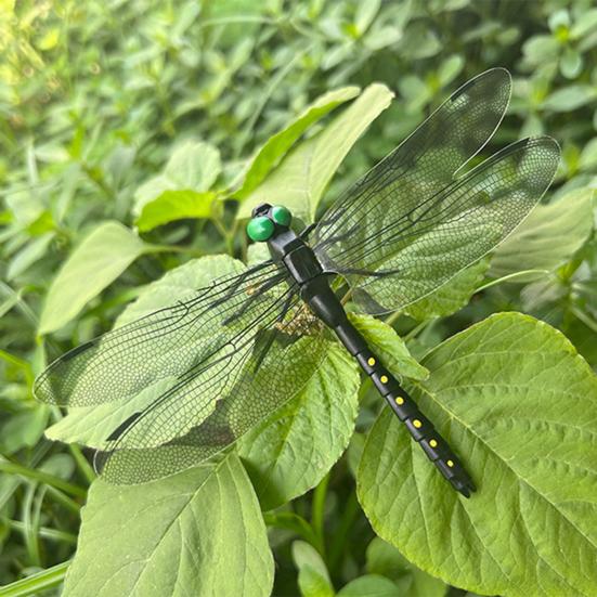 Yousheng Dragonfly Garden Stakes 3D Big Dragonfly Stakes Planter Insert Dragonfly Decoration with Stick for Indoor Outdoor Window Box Balcony