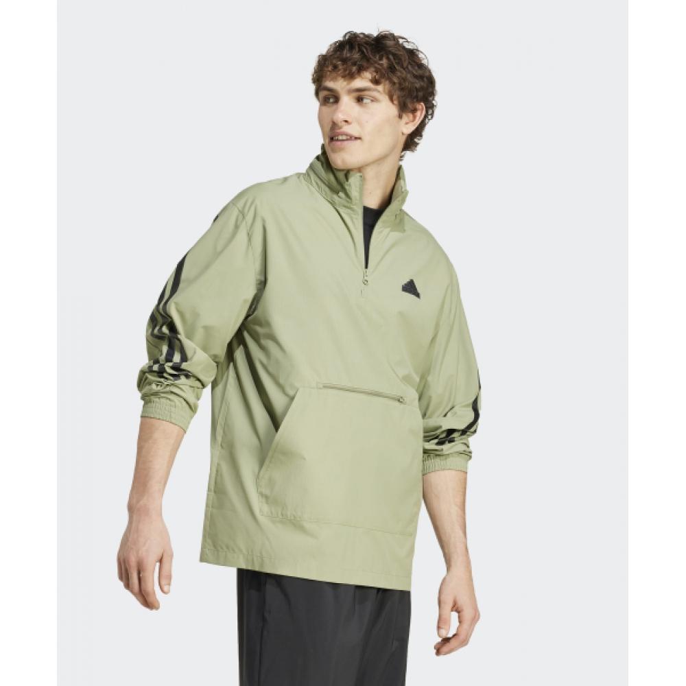 Adidas Future Icon 3s Woven Windbreaker   Green Iw8571