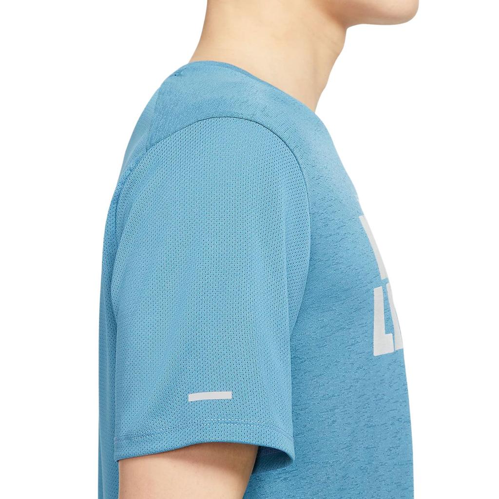 Nike Logo Short Sleeve Round Neck T-Shirt Men tops Blue DD5277-415