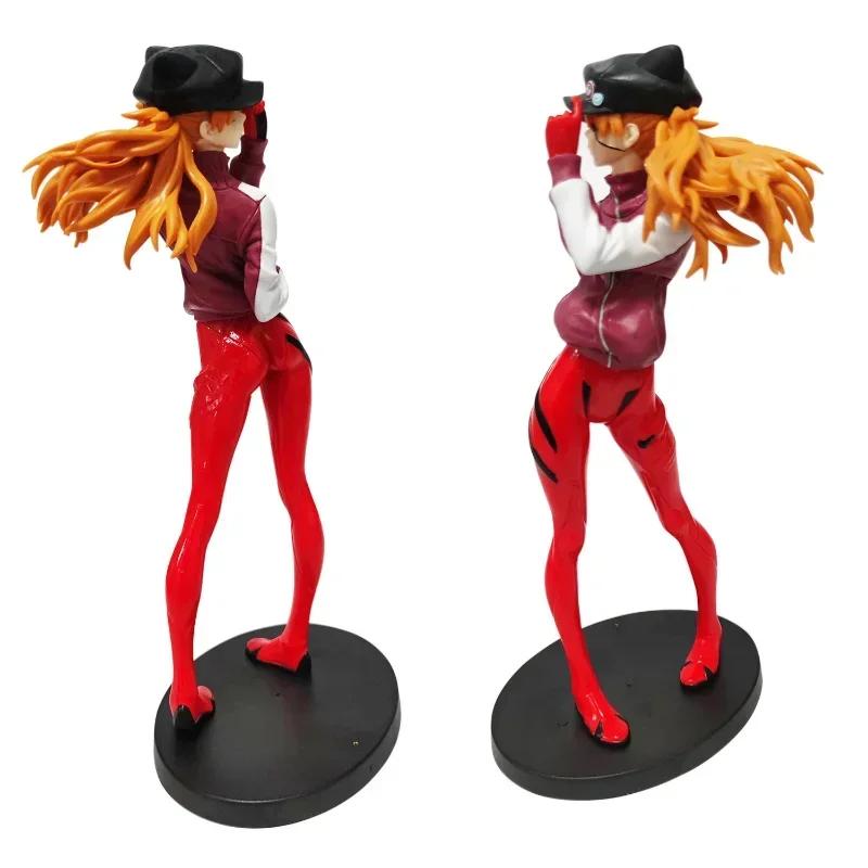 24cm Neon Genesis Evangelion Asuka Langley Soryu Figur Ayanami Rei Figur Desktop Dekoration Sammlermodell Puppen Spielzeug Geschenk