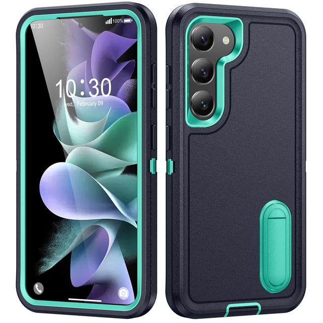 

Защита объектива от пыли, модный чехол-подставка для Samsung Galaxy S23 Ultra S22 Plus A53 A14 A13 5g, аксессуары для телефонов, чехол for Galaxy S22 ultra темно-синий