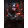 Dark Gothic Fairy Elf Fairy Underwater Mystical Fairy Flower Wing Poster and Print Canvas Painting Wall Art Pictures Home Decor