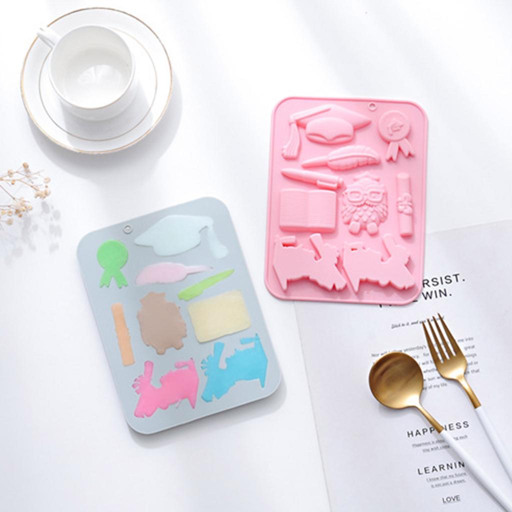 Buy DIY Cake Baking Moulds Silicone Molds Fondant Chocolate Moulds Food ...