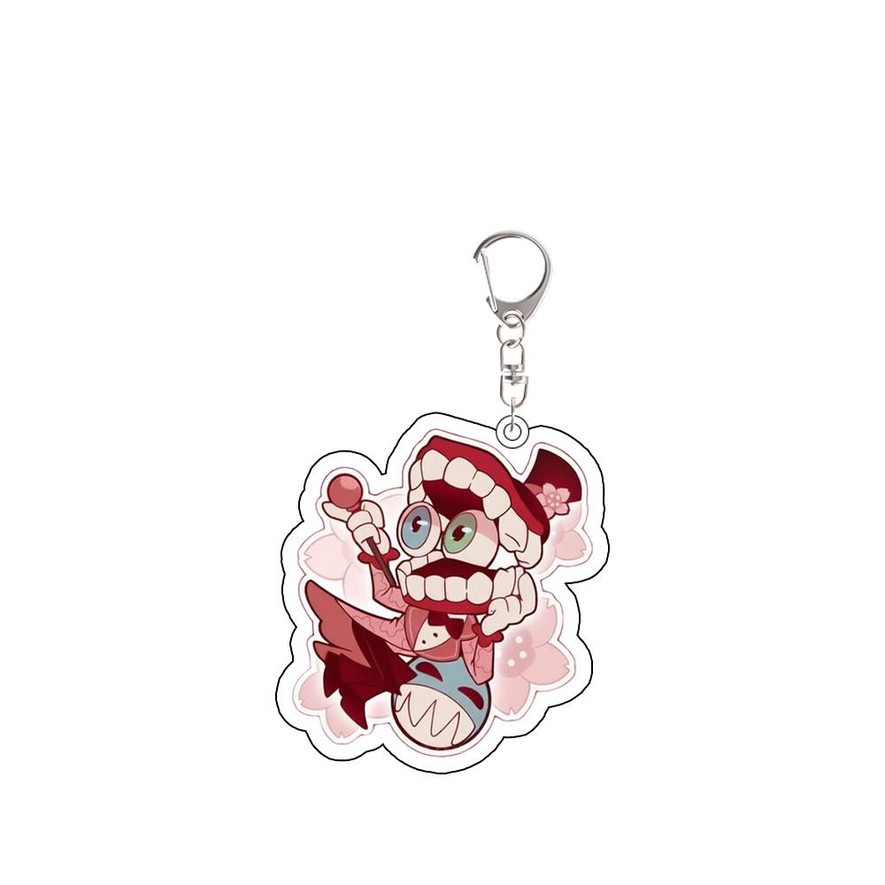 Anime Peripheral Acrylic KeyChain for TADC Pomni Jax Ragatha Gangle Zooble Kinger Exquisite Backpack Accessories Festival Gift
