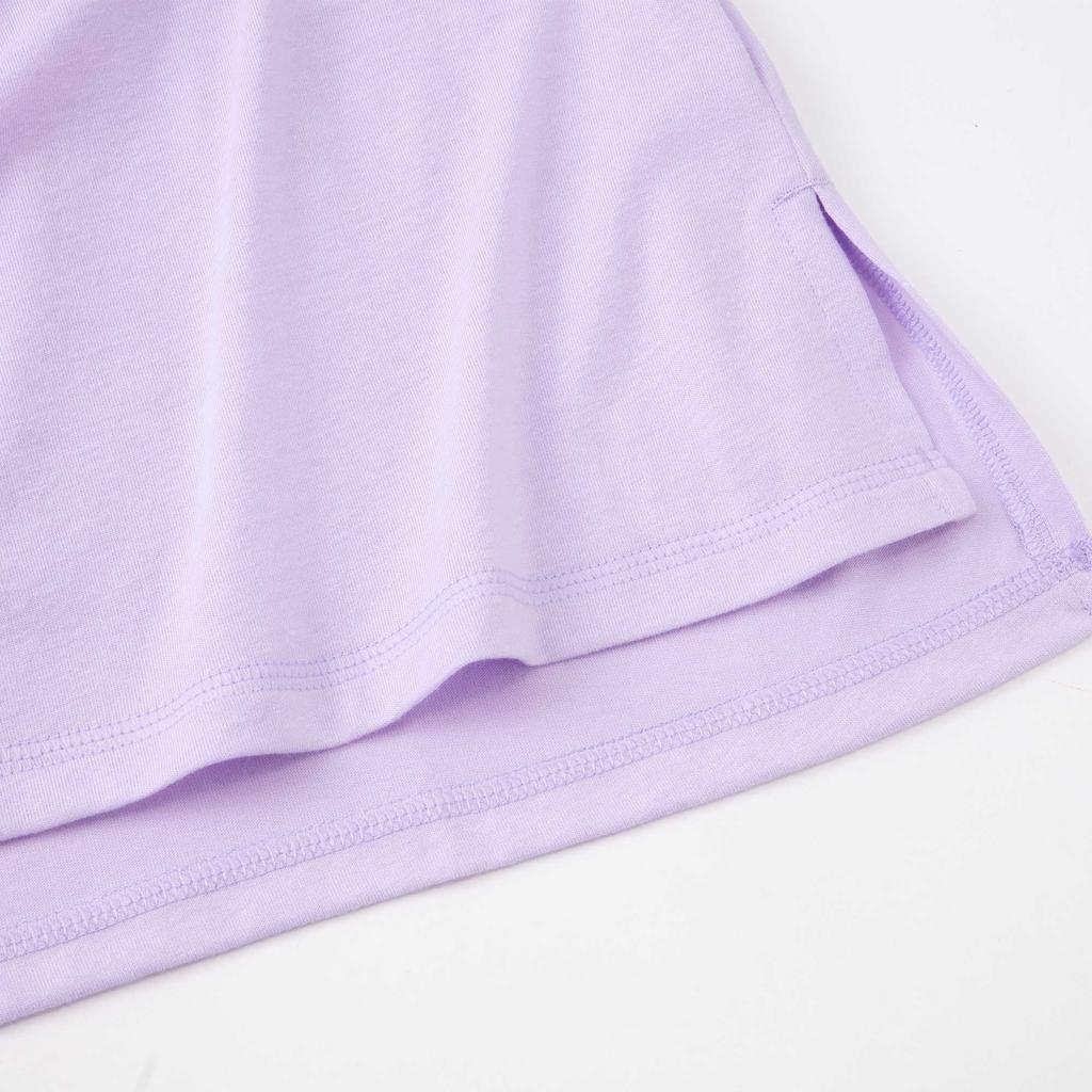 Puma Comfortable Versatile Short Sleeve T-Shirt Women tops Light-Lavender 520286-16