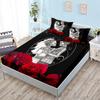 Skull Gothic Kit, Sheet Three-Piece Set, Bedspread Pillowcase, Mattress Protective Cover