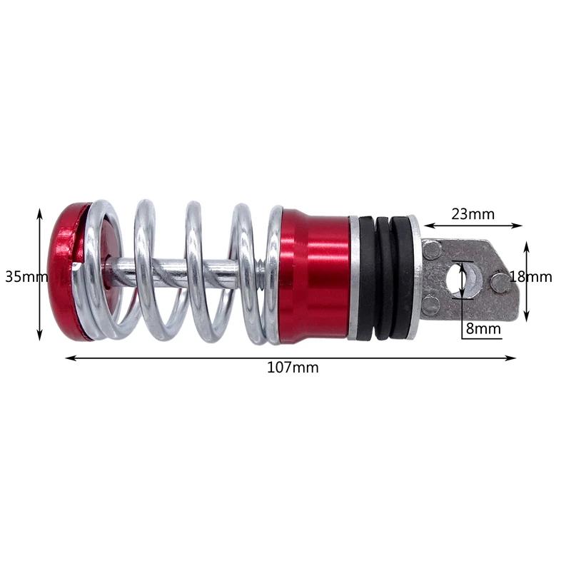 1 Pair Spring Foot Rest Motorcycle Front Footrests  Anti-Slip Foot Rest Scooter Foot Pegs for Yamaha Sukuzi Hond etc Moto Pedals