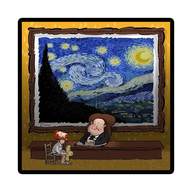 Starry Night by Vincent Van Gogh Famous Artist Art Posters and Prints Abstract Wall Picture Canvas Oil Painting Home Decoration