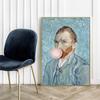 Vincent Van Gogh Poster with Pop Art Balloon
