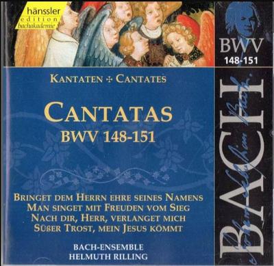 CD RILLING; BACH COLLEGIUM STUTT. - Bach;Cantatas Bwv.148  CD92046 Laudate 2000 Germany Classical Used