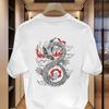 Chinese Dragon Pattern Print T-Shirt,Lightweight Summer T-Shirt Breathable Cool, Comfortable Wear