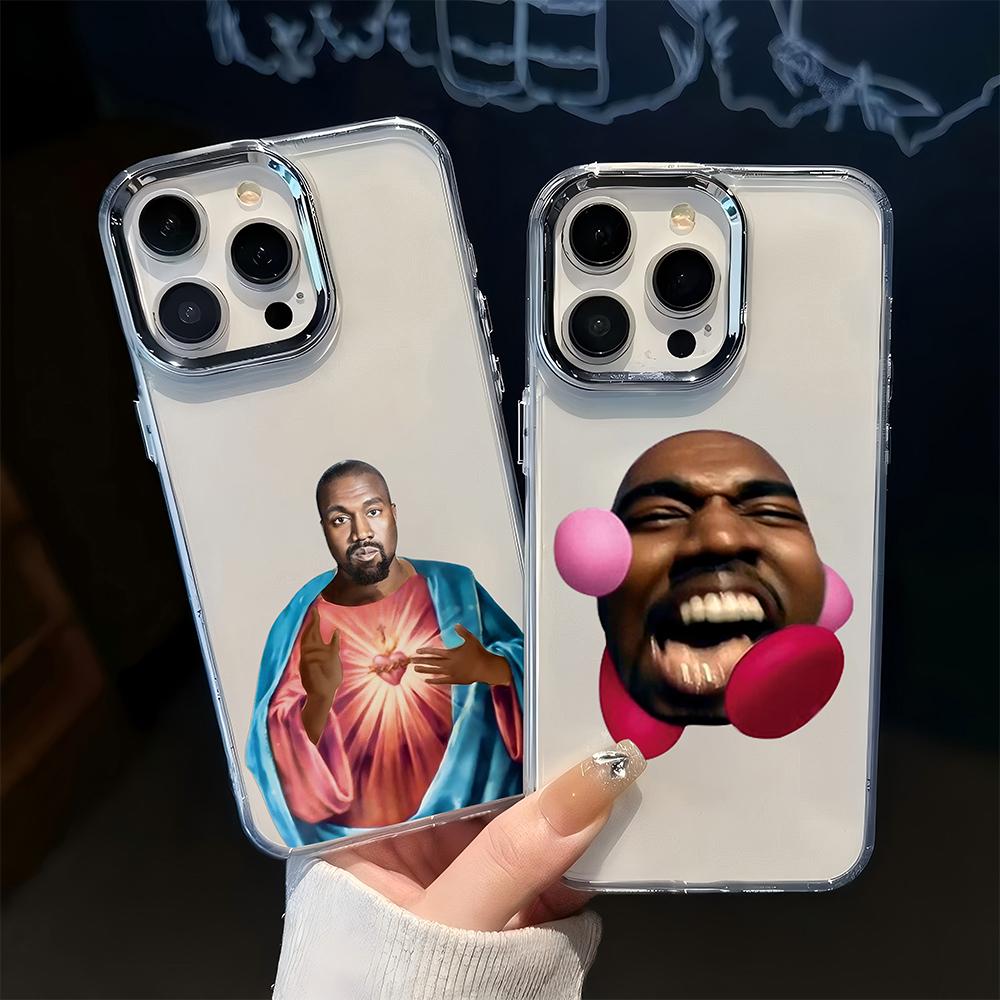 Funny  cartoon Kanye West YE Phone Case For Google Pixel 10 9 8 7 8A 9A XL Pro 4G 5G Transparent Soft Silicone TPU Back Cover