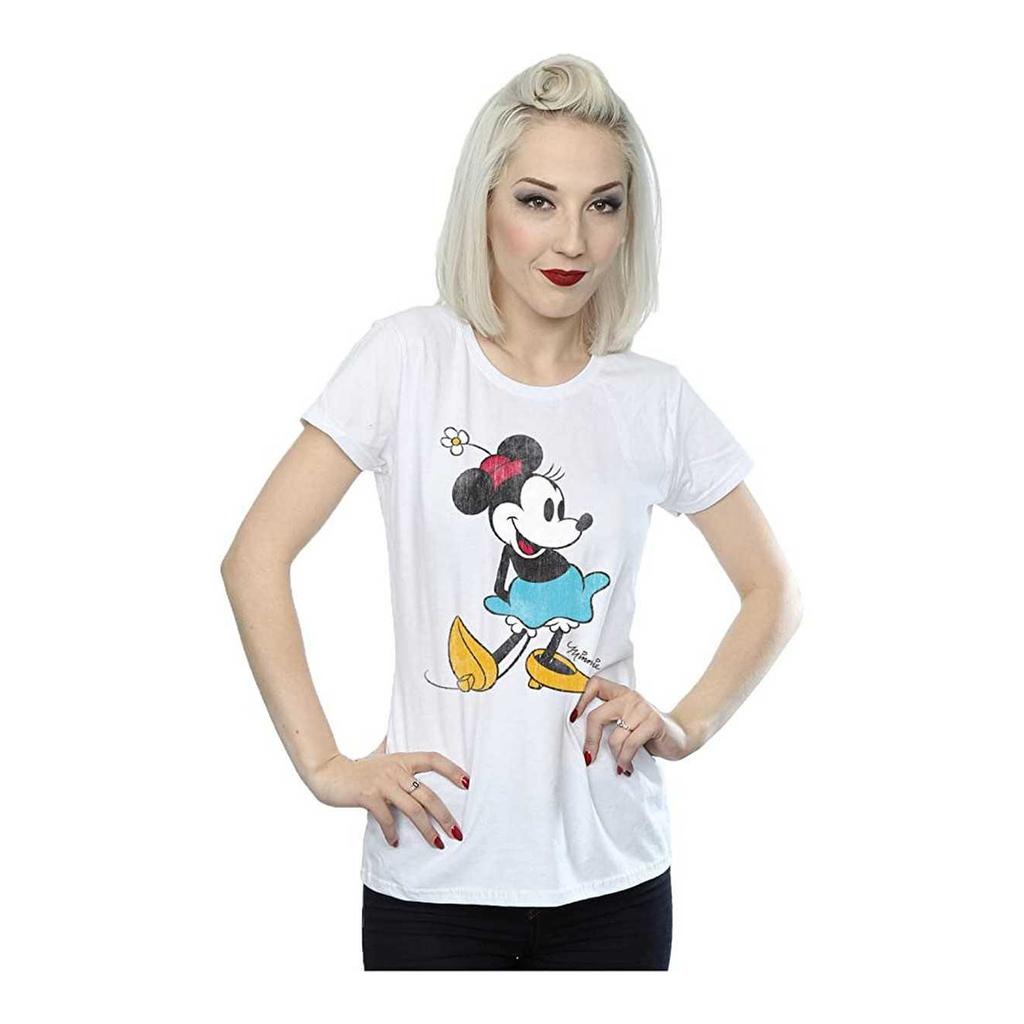 Disney Womens/Ladies Classic Minnie Mouse Cotton T-Shirt