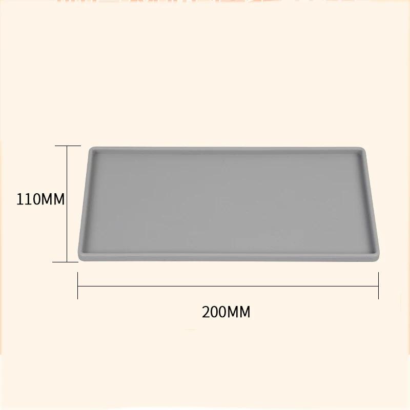 Silicone Tableware Cushion Anti Slip Sink Tray Kitchenware Protection Mat Dish Drying Cushion Pad Storage Sink Drain Mat Kitchen