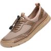 Flying Woven Mesh Shoes Men's New Summer Breathable Lightweight Sports Casual Shoes Soft-soled Leather Shoes