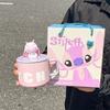 Stitch Ceramic Mug with Lid