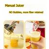 Stainless Steel Orange Juice Extractor Labor Saving Portable Fruit Press Manual Juicer  Fresh Juice