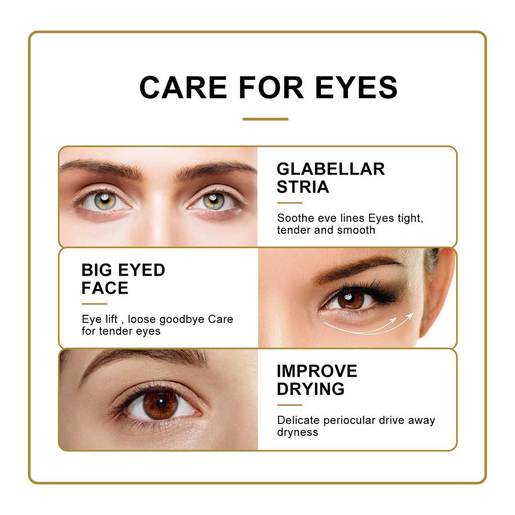 Eye Roller Serum Reduce Fine Lines Wrinkles Dark Circles Firming Skin Care Essence Anti-Aging Treatment