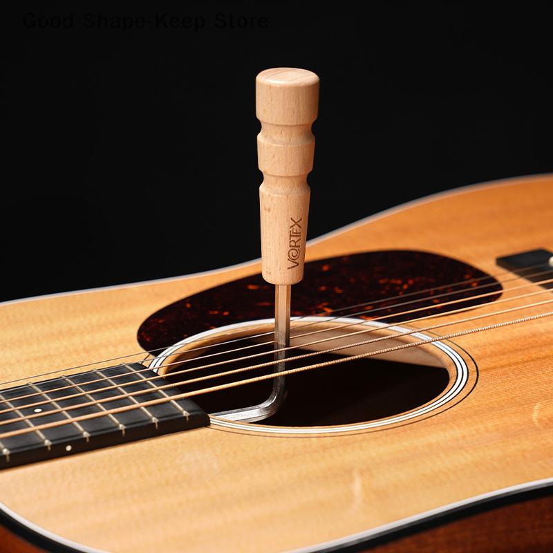 1PC 4mm 5mm Wooden Handle For Adjustment Rod Hexagonal Wrench Guitar Special Wrench Extended Version Neck Guitar Tool