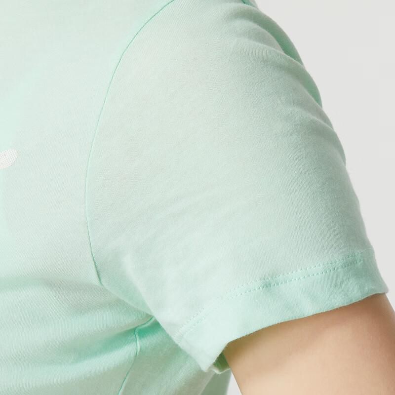 Puma Alphabet Print Training Sports Short Sleeve T-Shirt Women Tops Mint-Green 682140-88