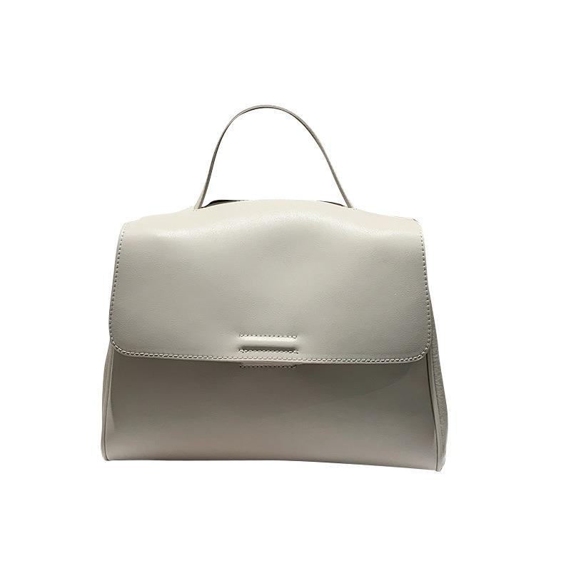 Autumn and Winter New Soft Cowhide Portable Tote Bag Women's Versatile Senior Sense Commuting Large Capacity Leather Shoulder Messenger Bag