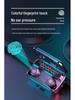 Touch Control V13 Wireless Dual Earbuds TWS 5.0 – Sports Bluetooth Earbuds with Flashlight