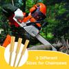 90Pcs Diamond Chainsaw Sharpener High Hardness Plated Burr Stone File 4.0/4.8/5.5mm Abrasive Sharpening Tool for Metal Polishing